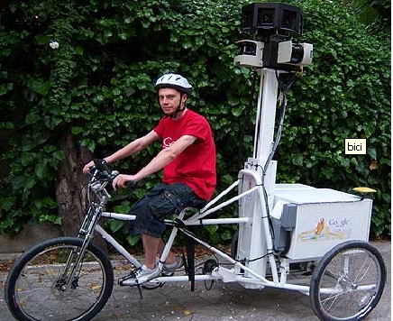 Google usará bicis para fotografiar las calles más estrechas